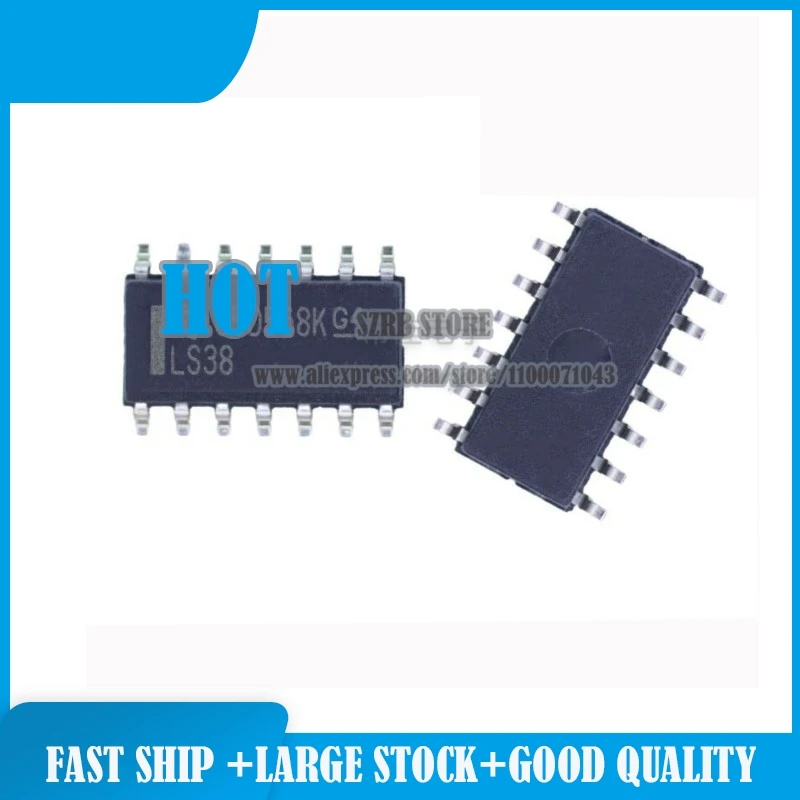 

20pcs/lot SN74LS38DR SOP-14 SN74ACT244DWR SOP-20 SN74AHCT138PWR SN74AHC245DBR SSOP20 SN74LV14APW MSOP14 chips Electronic new