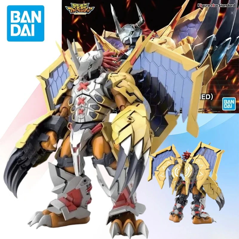 

In Stock Bandai Original Digital Monster Figure-rise Standard Anime Figure Model WARGREYMON AMPLIFIED Action Toy Gifts for Kids.