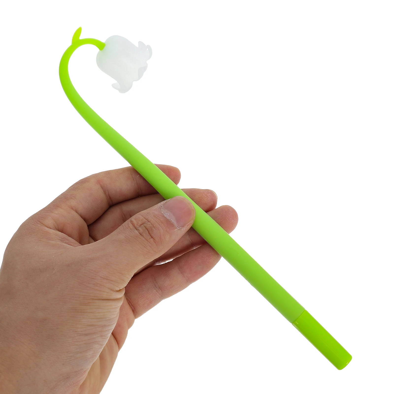 

10pcs 0.5mm Lily Gel Writing Accessories Pens Floral Design Student Writing Cute Stationery Gifts Portable Multipurpose Pen