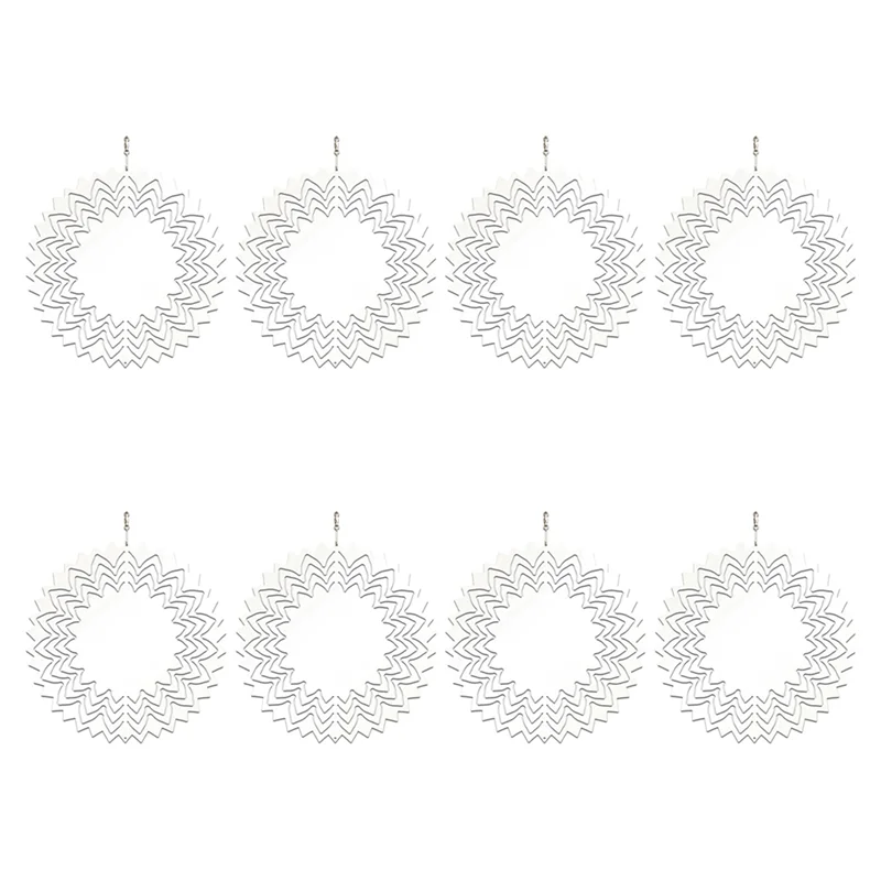 

AEE4-8 шт. 10-дюймовый сублимационный ветровой спиннер, заготовки, 3D ветряные спиннеры, подвесной ветровой спиннер для украшения дома и улицы и сада