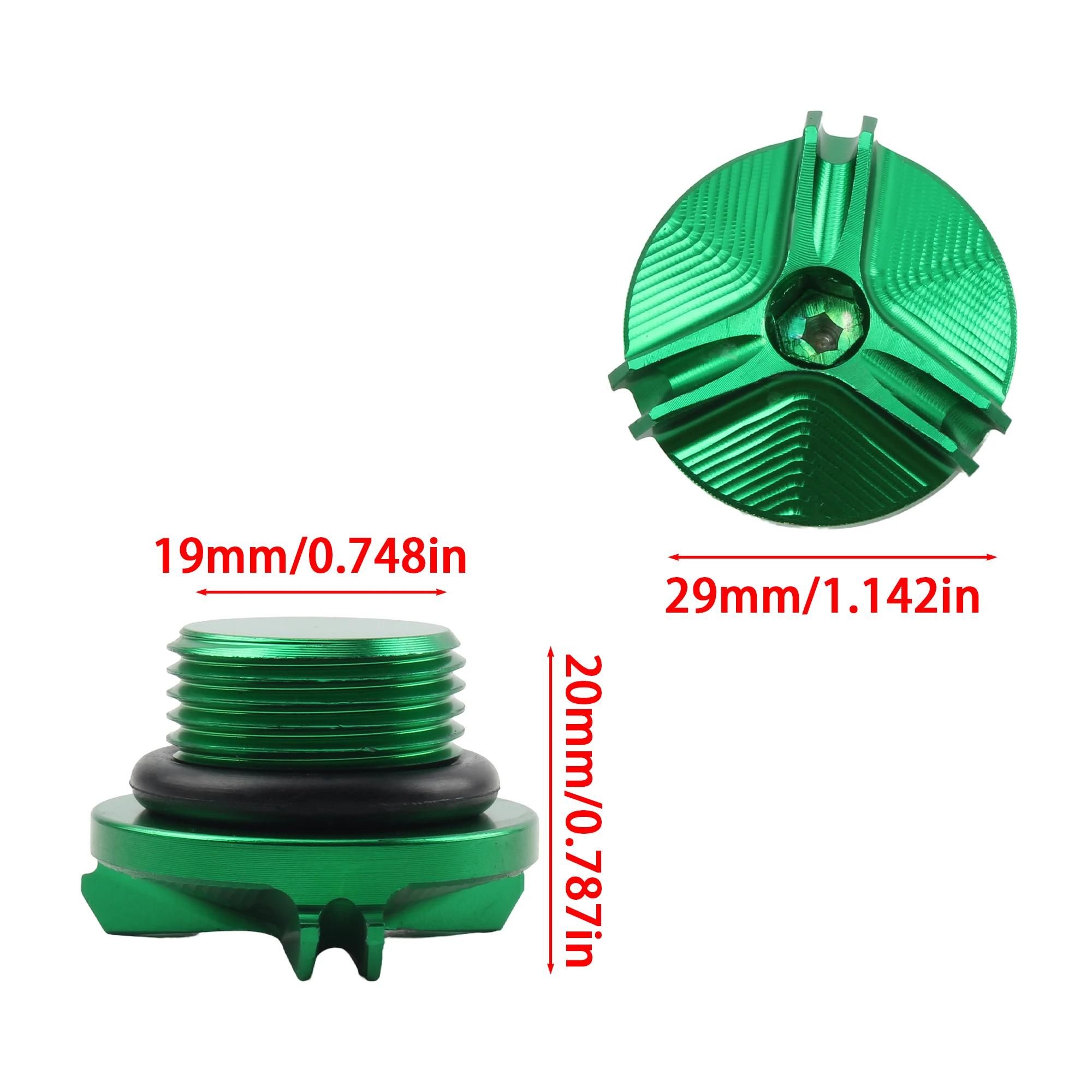 Motorcycle M20*1.5 Engine Oil Cap Bolts Fuel Filler Cap For Kawasaki Yamaha HONDA Pit Dirt Bike Motocross Accessories