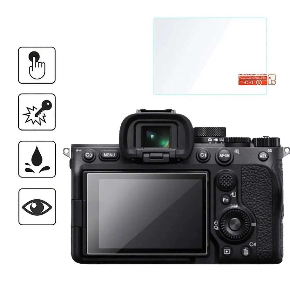 9H Hardness Screen Protector Anti Fingerprint Anti Scratch Tempered Glass HD Explosion-proof for Sony A74/A7M4/A7IV