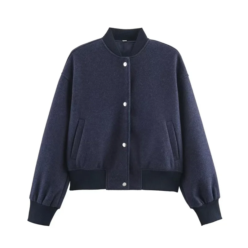 レディースジャケット 2025 冬新作 無地 長袖 ベースボールスタイル シングルブレスト シンプルジャケット カジュアルファッション 多用途