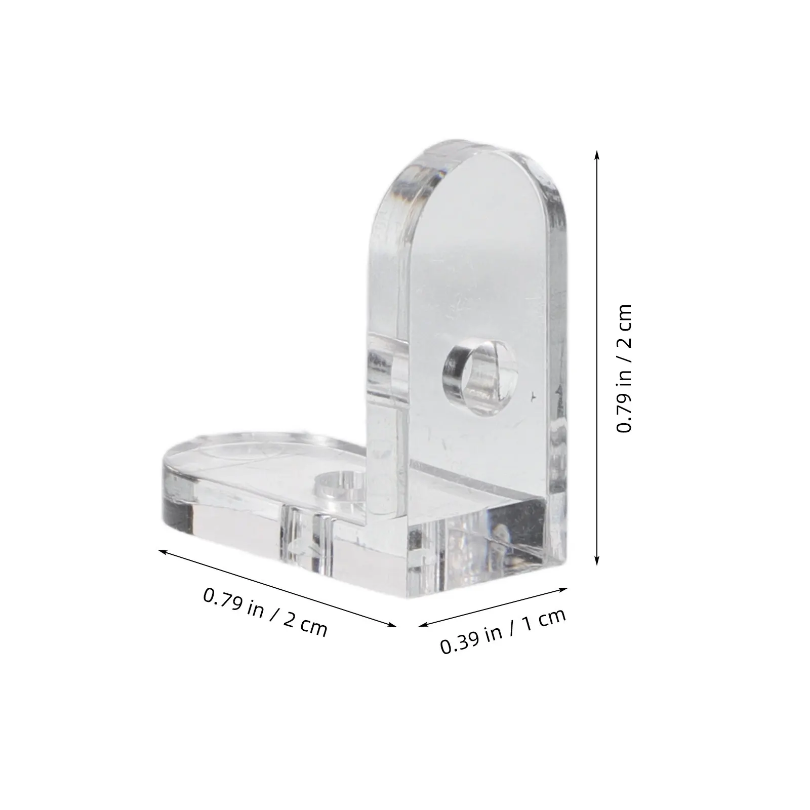 10Pcs Transparent Glass Corner Bracket L-Shaped Clear Corner Code for DIY Jewelry Boxes Glass Display Cases Picture Frame