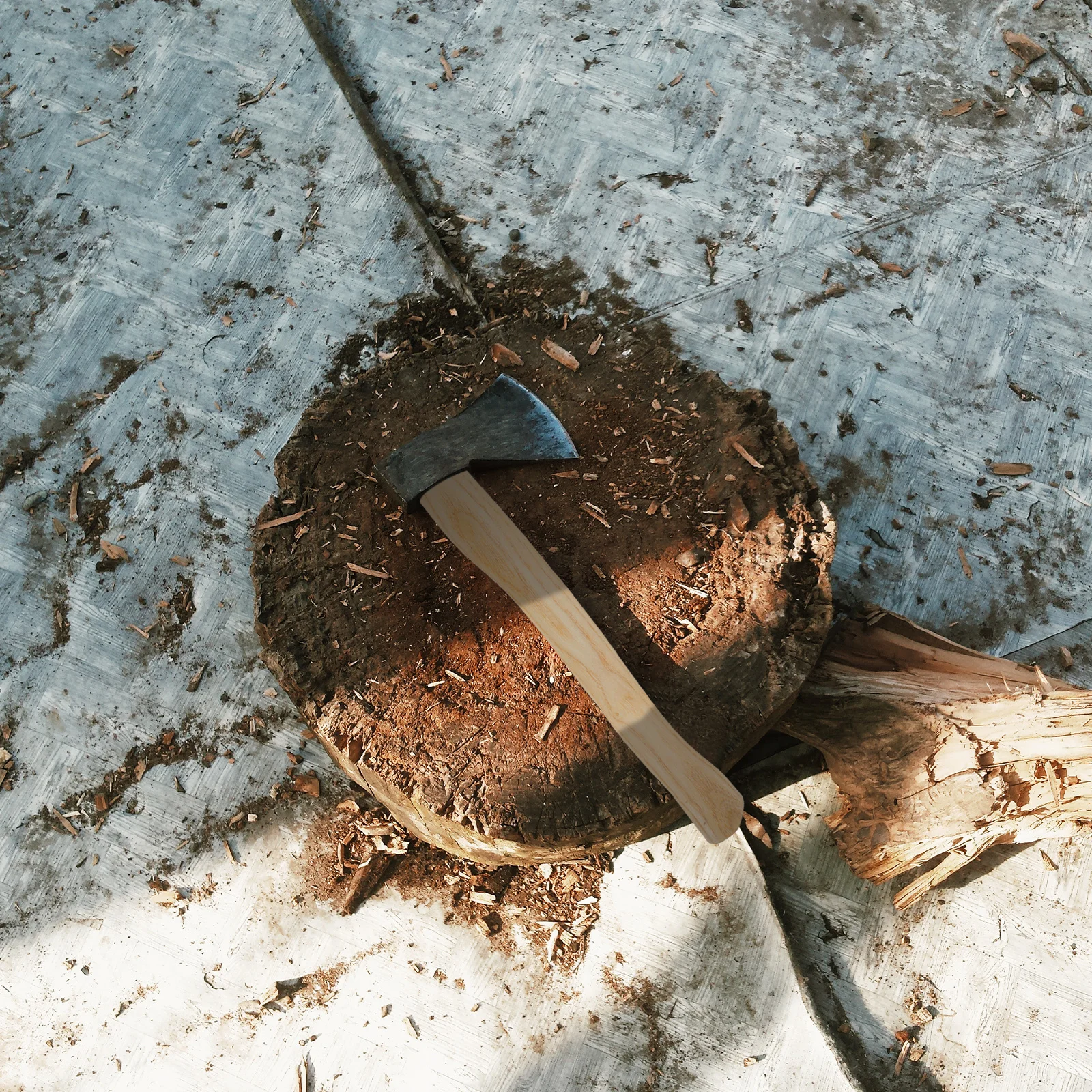 

2Pcs Axe Handle Replacement Wooden Grip Durable Natural Wood Hatchet Handle Ergonomic Comfortable Cutting Tool Replacement 36cm