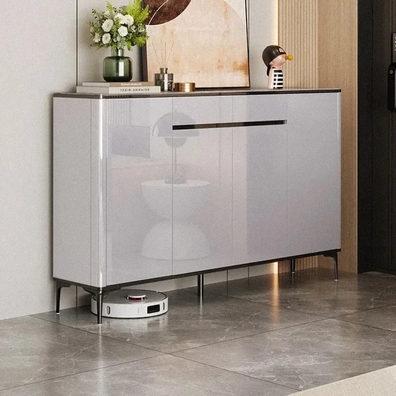 Organizer Living Room Wood Shoe Cabinet Multifunction With Doors Space-Saving Shoe Cabinet Armario Zapatero Storage Furniture