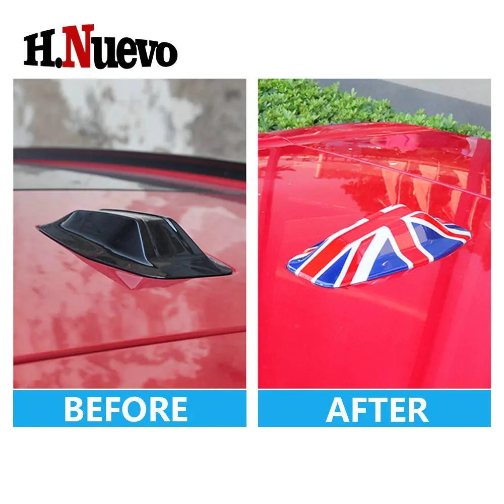 2024 2025 ABS Car Accessories Roof Aerial Antenna Cover Stickers Shell For BMW MINI Countryman U25 Car Exterior Trim Decorative