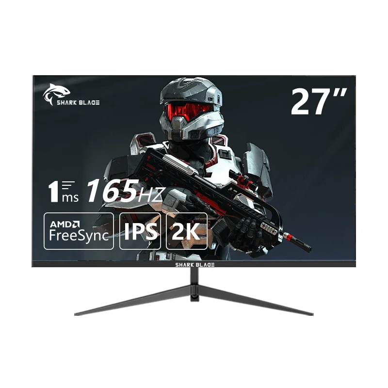 

27 Inch 2K Monitor 165Hz Game Computer Display 2560*1440P HDR 100%SRGB 2MS Free-sync IPS Mini PC for phone XBOX PS4 PS5