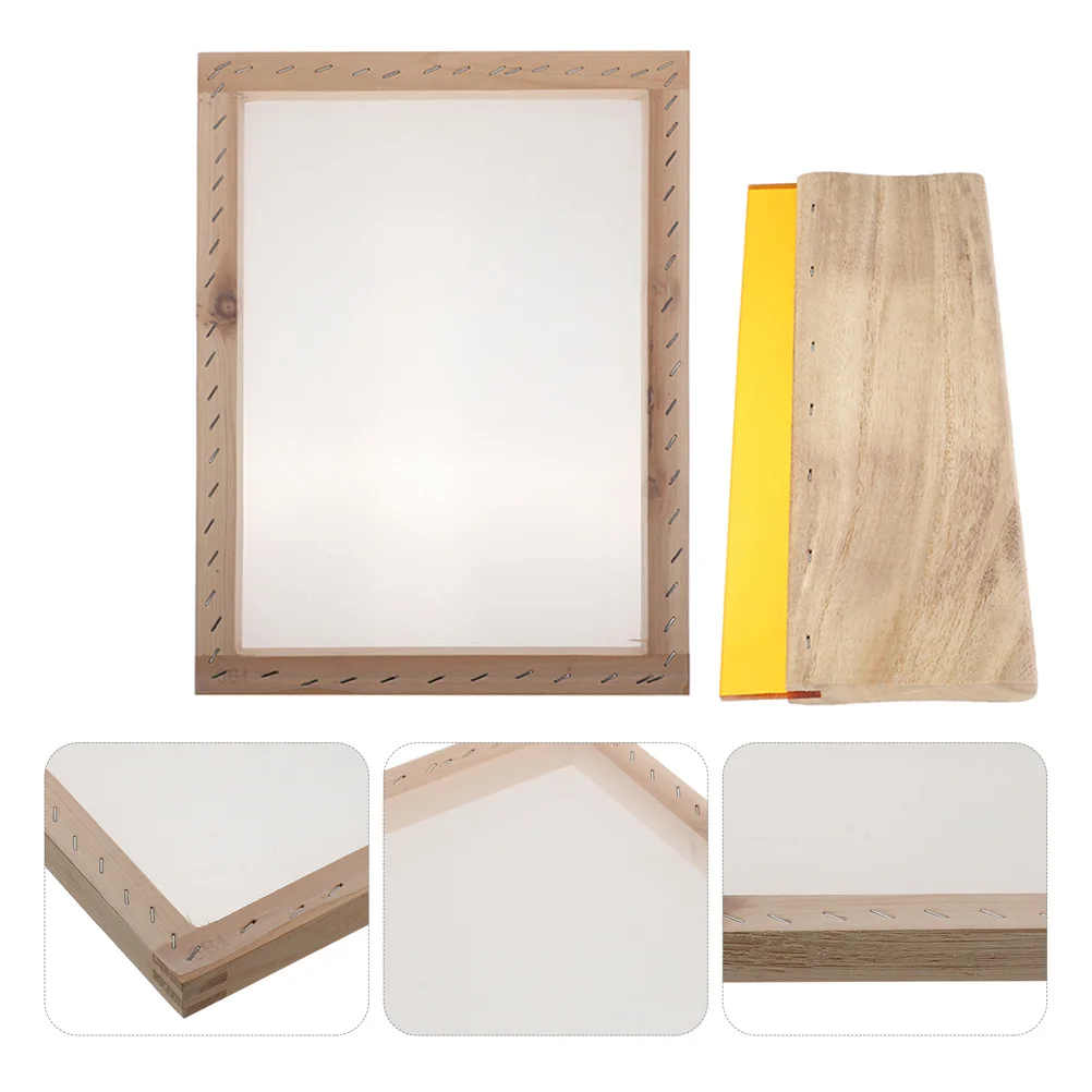 

Durable Ink Scraper Screen Printing Set Hand Water Proof Textile Squeegee Craft