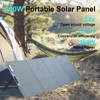 Ctolity 100W 200W Panel Solar para Camping ETFE generador Solar plegable Flexible kit portátil panel solar 12V-18V impermeable 3