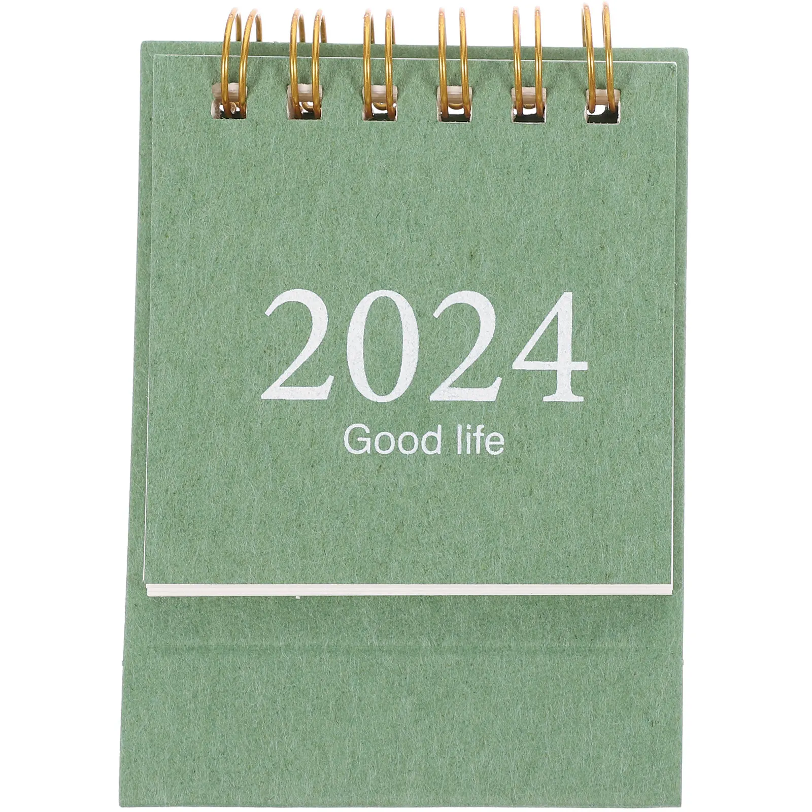 

Small Standing Desk Calendar 2024 Two Coil Design Desktop Paper Monthly Calendar Schedule Organizer Office Desk Decor