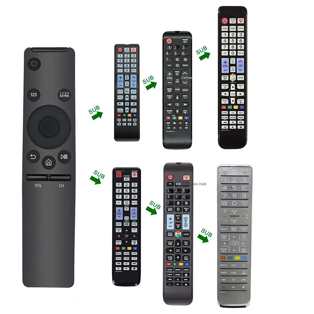 For Samsung Smart Remote Control Replacement HD 4K Smart TV BN59-01259B BN59-01259D/C 1260E for All Samsung Televisions Smart TV