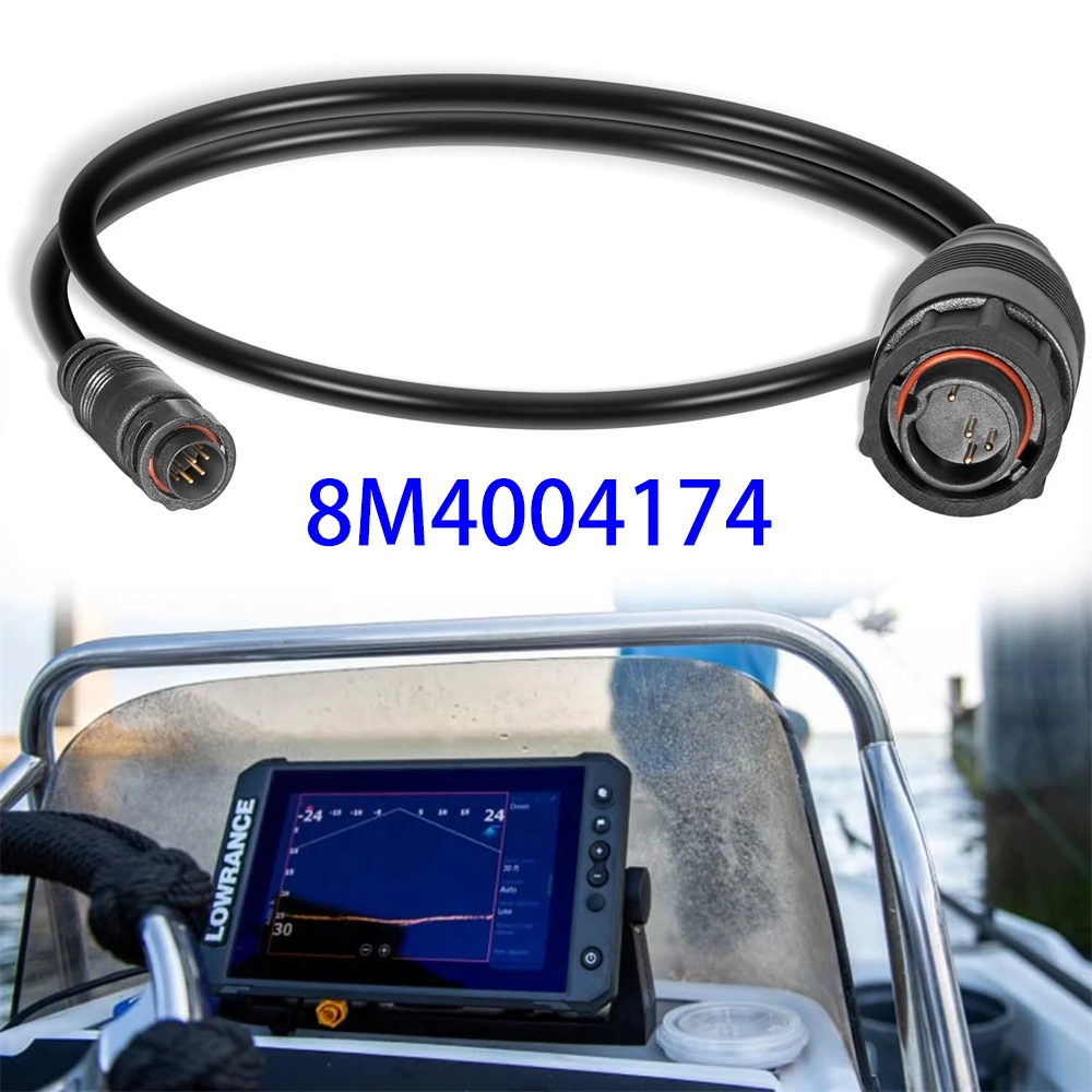 8m4004174-ソナー-アダプター-ケーブル交換用-lowrance-hds-カーボン-ライブ、エリート-ti、ti2、fs-9-ピン-xsonic-トランスデューサー-ポート