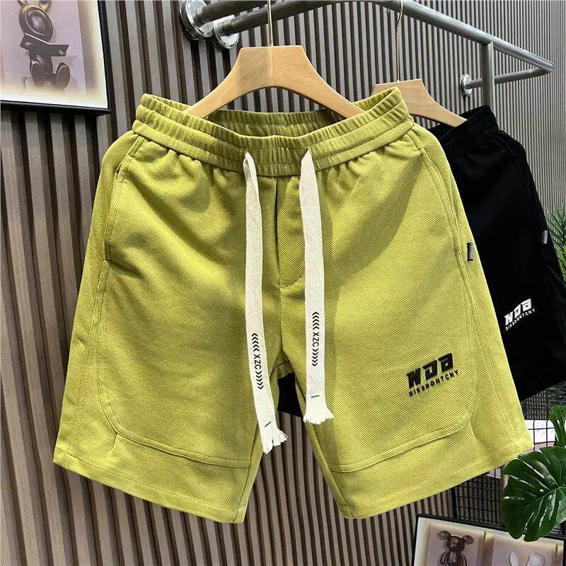 

Summer Men's Casual Sporty Shorts Five-Quarter Length Fashionable Versatile Quick-Dry Straight Cut Beach City Walk Suitable