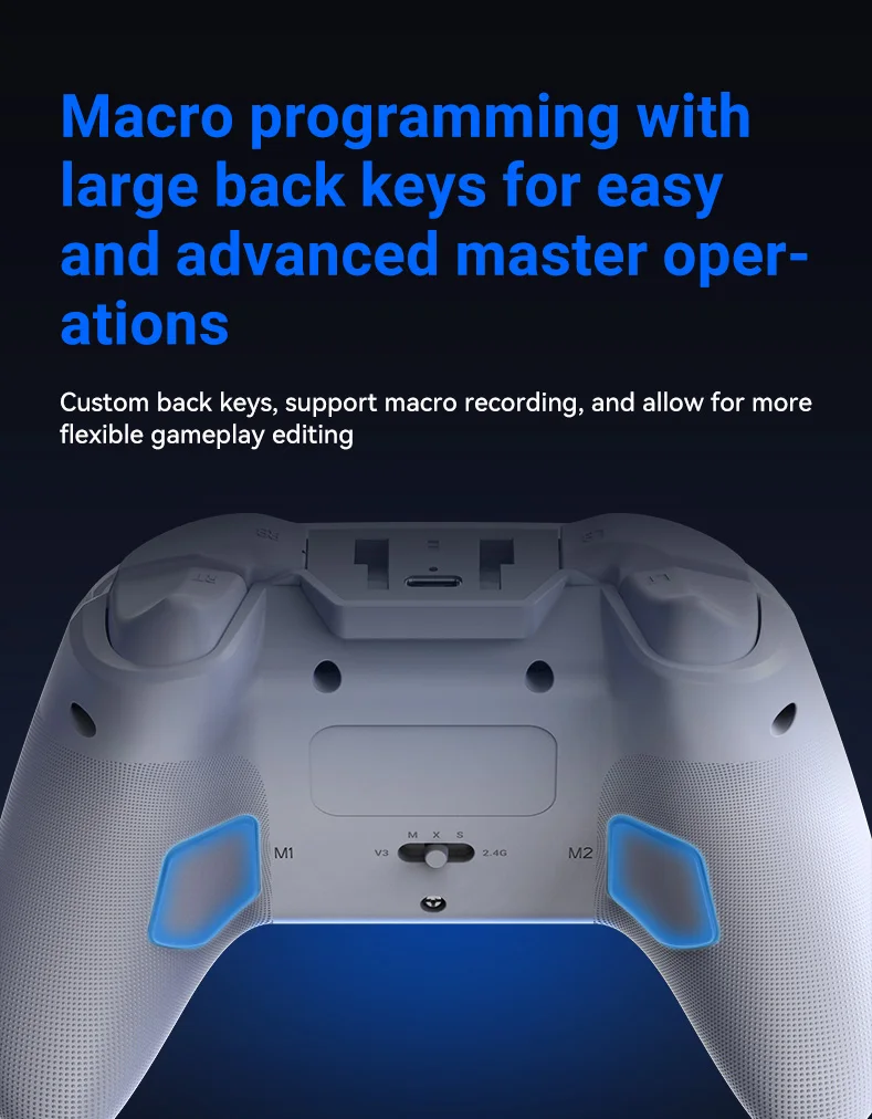 G7 Kabelloser Mobiler Spiele-Controller, Hall-Joystick, Trigger, Unterstützt Switch/Android/iOS/P4/PC, G6 Controller Upgrade-Version – Detail 13