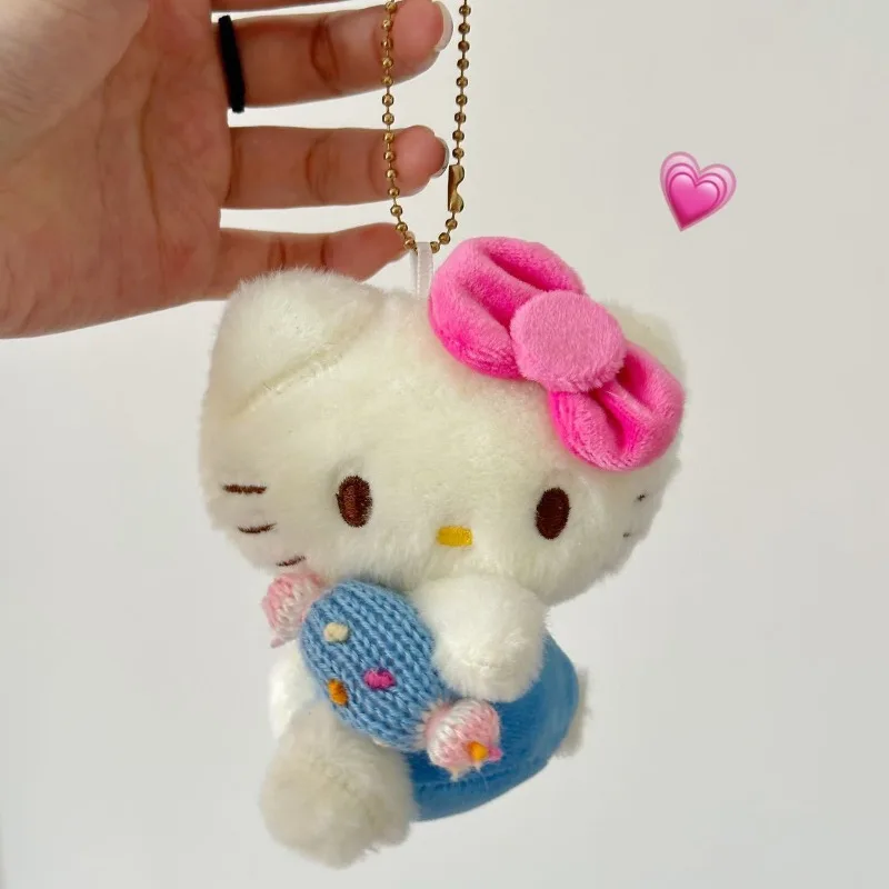 かわいいハローキティサンリオぬいぐるみかわいいキャンディーシリーズぬいぐるみバックパックペンダントキーホルダーガールホリデー誕生日ギフト