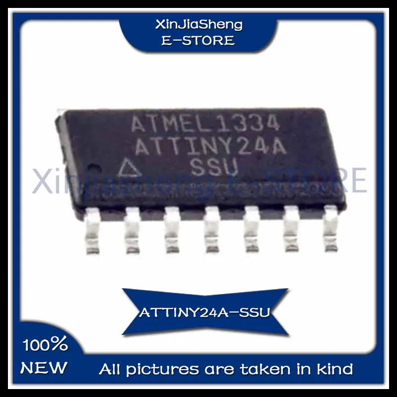 5PCS/LOT ATTINY24A-SSU ATTINY24A SOP14 8-bit microcontroller chip New Original IC Chip In Stock ATTINY24A-SSU