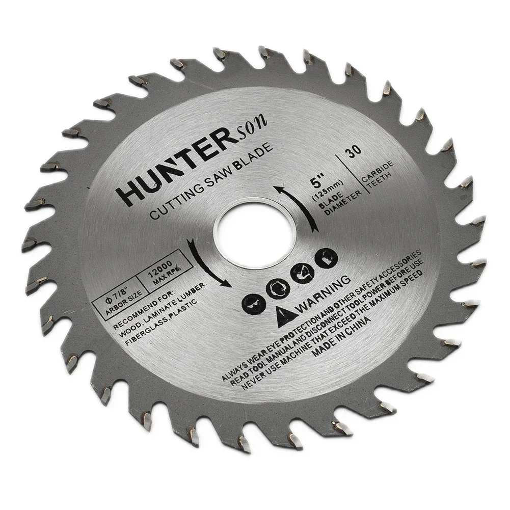 1Pc 125Mm 40T/30T วงกลมคาร์ไบด์ใบเลื่อยตัดไม้สำหรับเครื่องบดมุม Saw Disc ไม้เครื่องตัดสำหรับตัดไม้