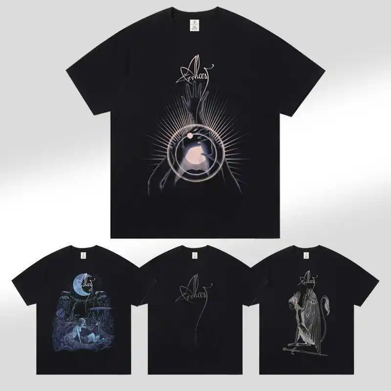 

ALCEST French Black Metal Band Concert Should Be Matched with Clothes Short Sleeve T-shirt Pure Cotton Men and Women
