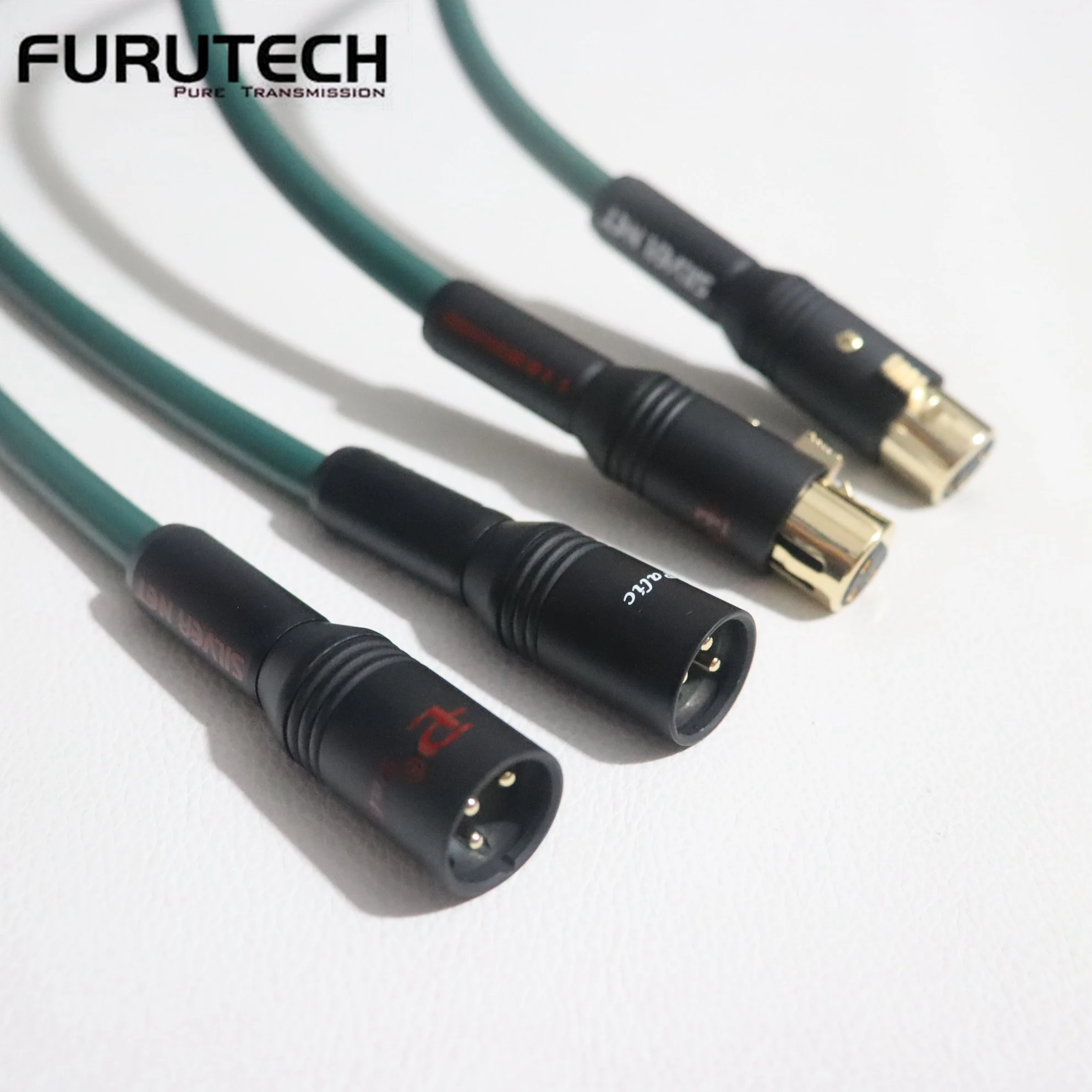 

1pair original furutech FA-220 PCOCC audiophile 3pin XLR audio line CD power amp Microphone mixer balanced wire made in Japan