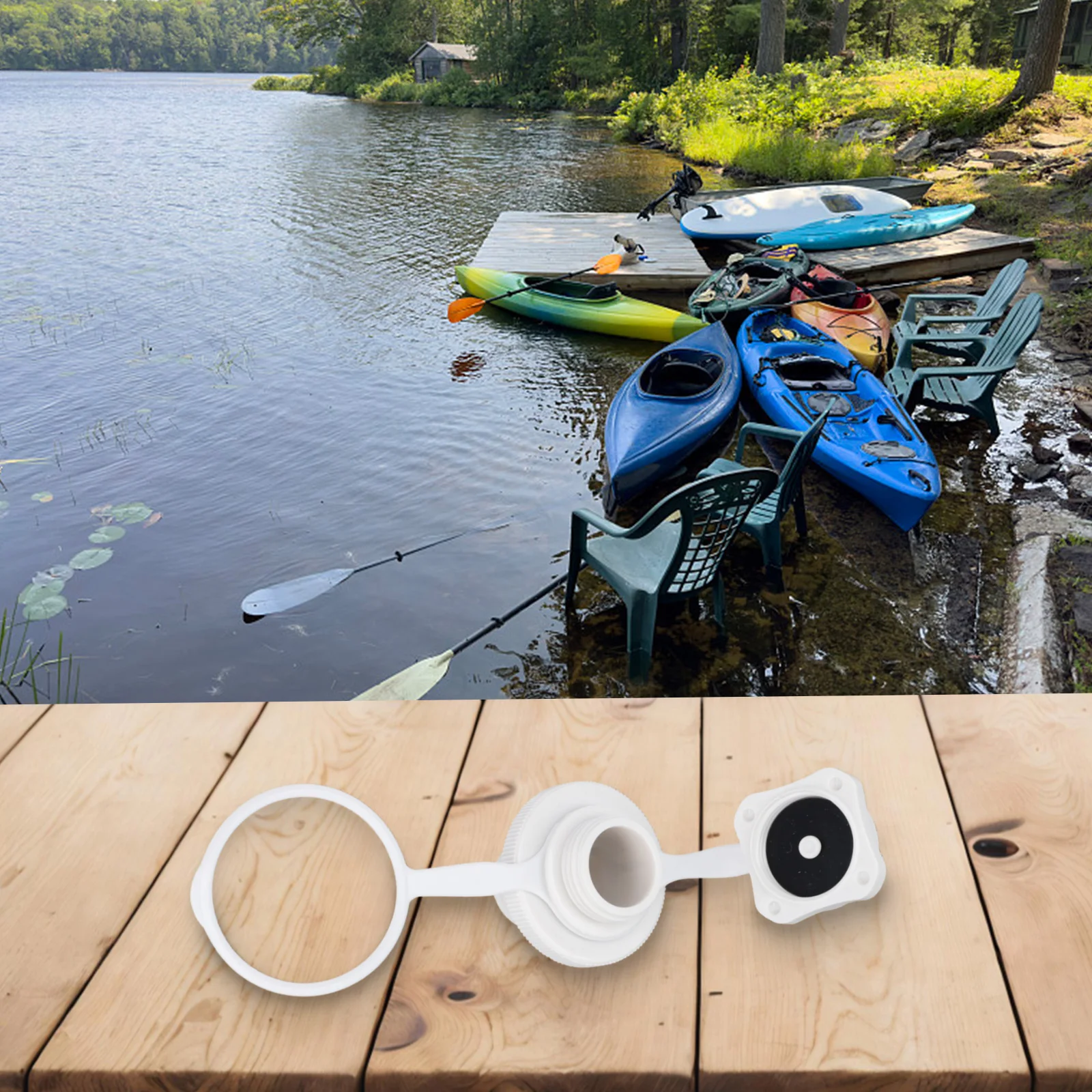 

Крышка клапана для надувных матрасов, функциональных надувных лодок, пластиковых бассейнов, резиновых лодок, белая, практичная