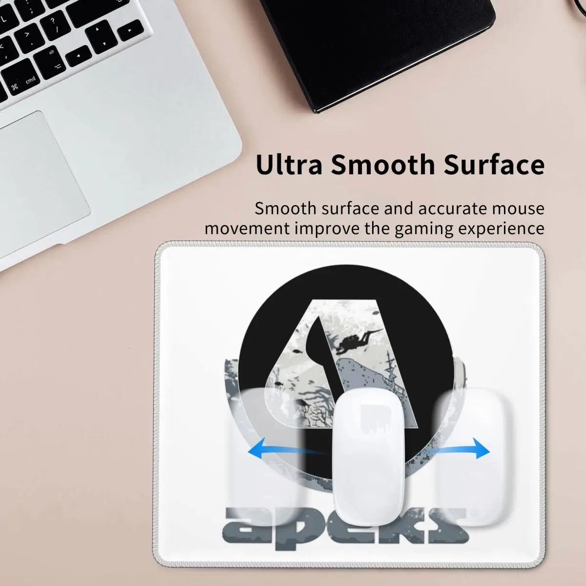 

A For Apeks Essential Mouse Pad Computer Keyboard Mouse Mat Gaming PC Laptop Desk Mat Office Accessories Table Mats