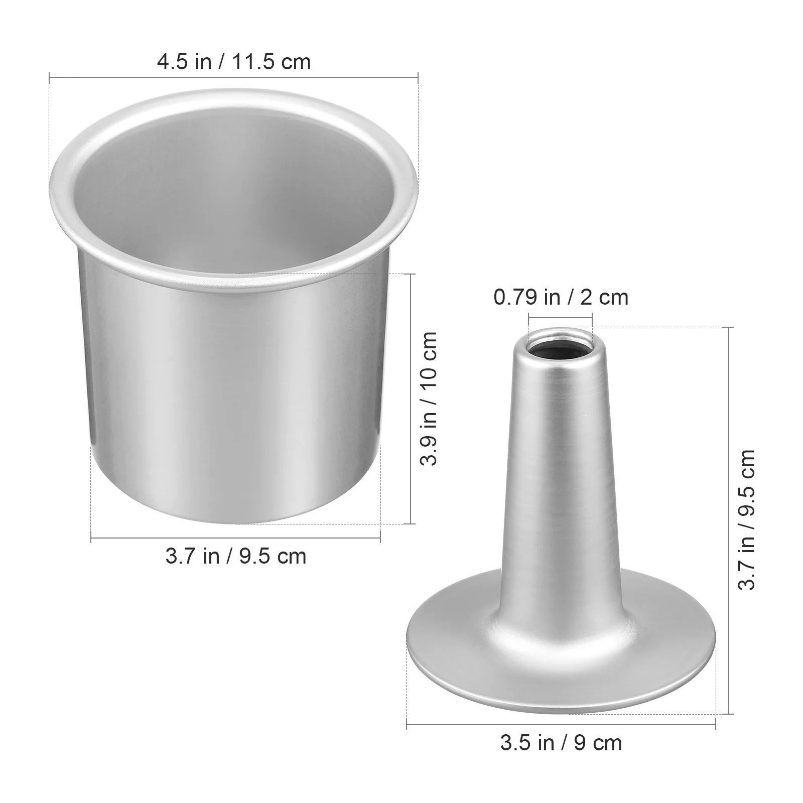 

ULTECHNOVO Hollow Cake Mold Reusable Non Stick Metal Baking Pan for Chiffon Bread Kitchen Multi Use Bakeware