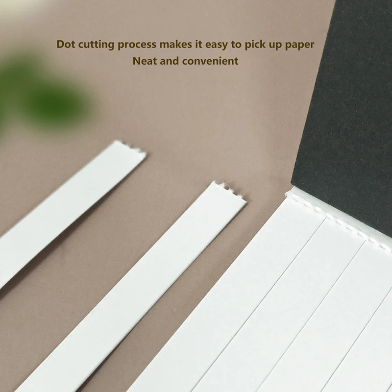 

New 100/500pcs Black Testing Aromatherapy Fragrance Perfume Essential Oils Test Tester Paper Strips Book Cotton Absorbent Paper