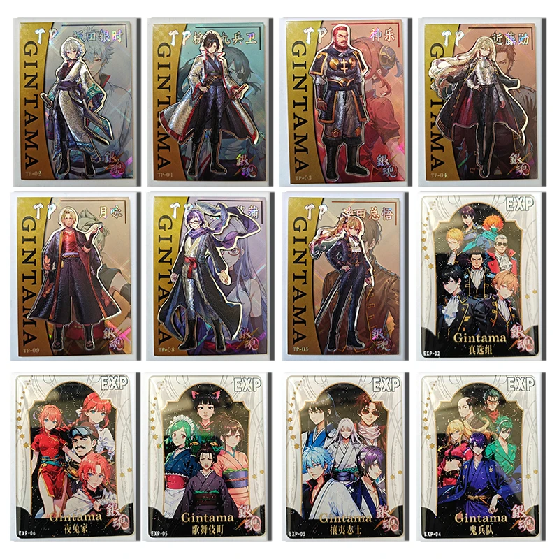 

Аниме Sakata Gintoki EXP TP card Takasugi Shinsuke Hijikata Toushirou Okita Sougo Коллекция игрушек для мальчиков подарок на день рождения и Рождество