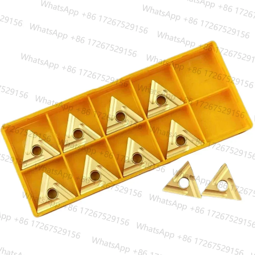 10pcs TNMG160404R-ES TNMG331 Lathe Inserts Cutting Tools Carbide Indexable Turning Blades For Semi-finishing And Finishing