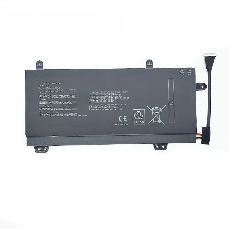 New C41N1727 Laptop Battery for ASUS ROG Zephyrus GM501 GM501GS GM501GM  GU501 GU501GM 15.4V 55WH 4 Cells
