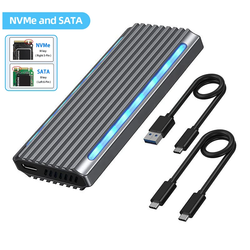 Корпус M.2 NVMe NGFF SSD USB 3. 0 Type-c 10 Гбит/с