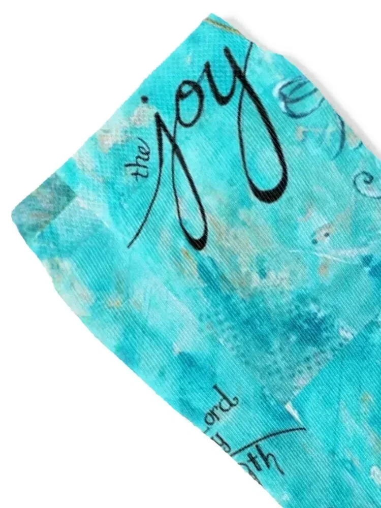 جوارب The Joy of the Lord is my Strength من Jan Marvin Socks Halloween Happy Running الملونة للرجال والنساء #2