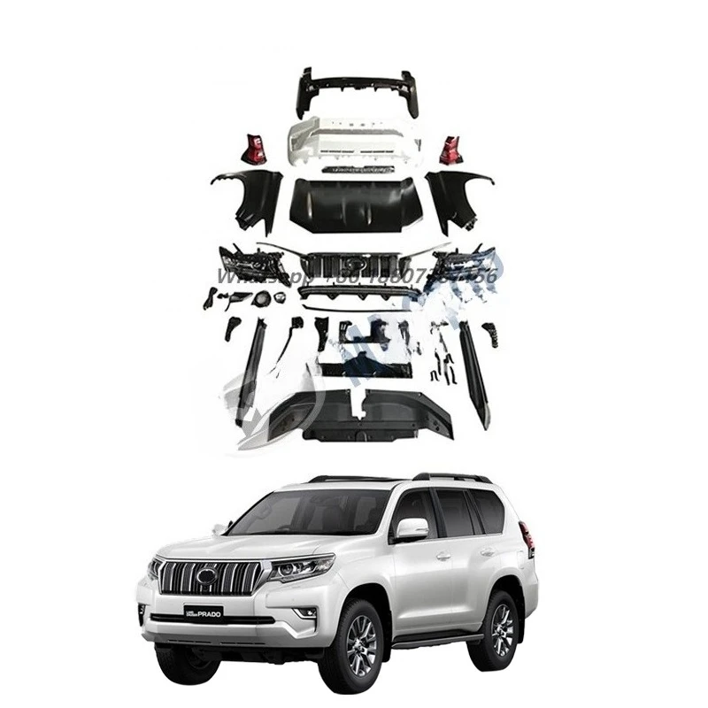 

MAICTOP High Quality Car Body Kit for PRADO FJ150 2008-2017 Upgrade to 2018 Car Accessories 2021