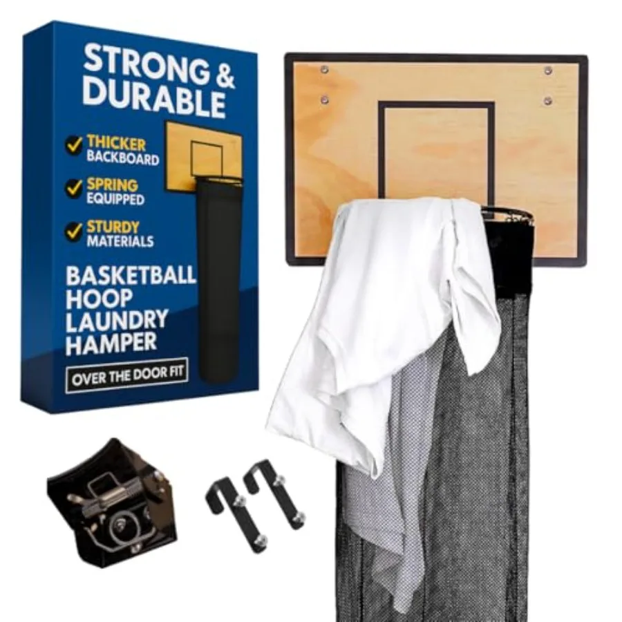 

Basketball Hamper Boys Laundry Basket Basketball Laundry Hamper Boys Room Decor Spring Equipped Thick Backboard Zipper Bottom R