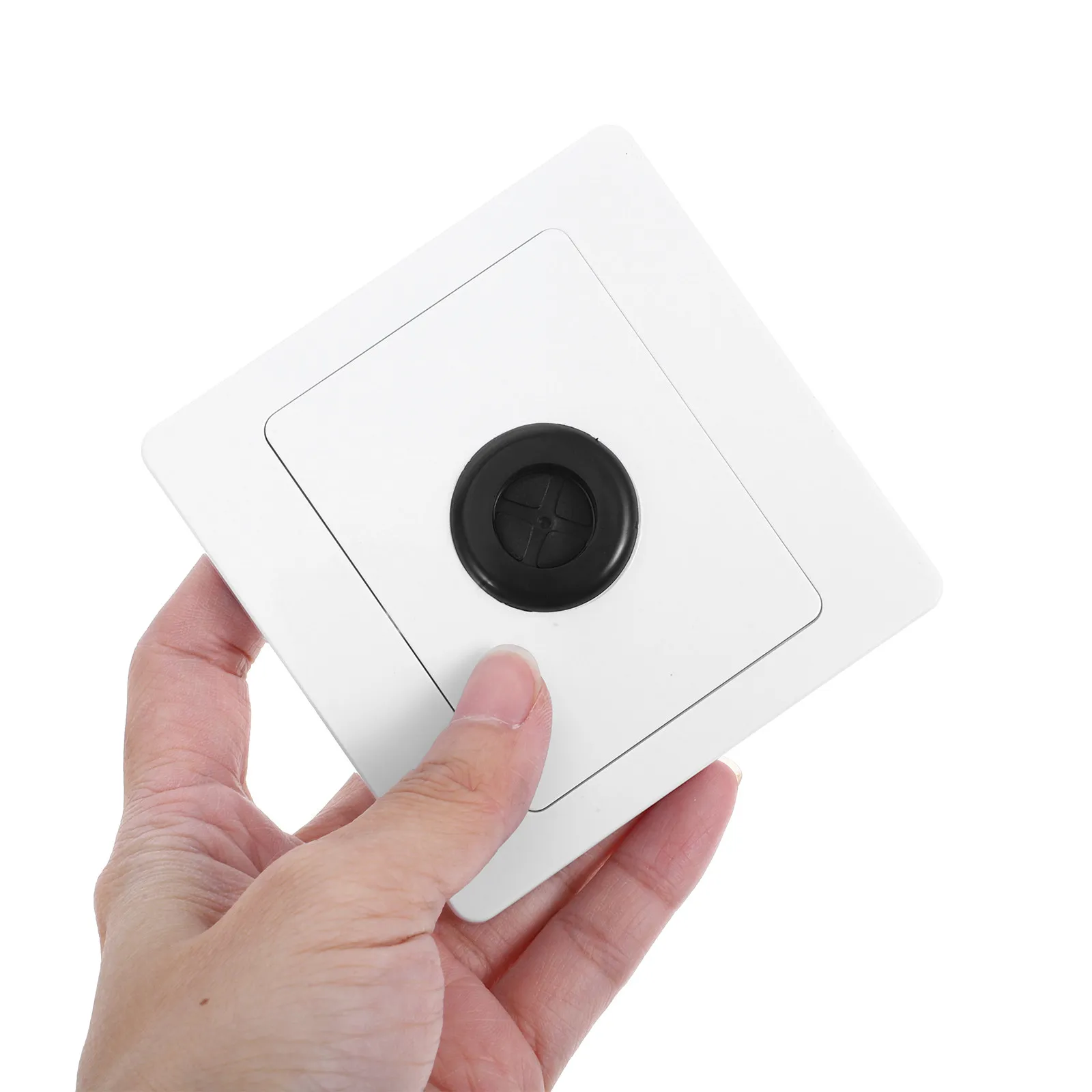2Pcs Cable Wall Plate Decorative Blank Panel Cable Pass Through Wall Hole Cover for Outlet Socket Cover Decorative Outlet Covers