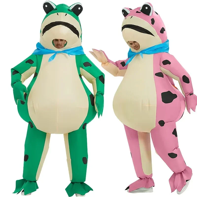 مجردة الكرتون نفخ الضفدع كروسدرسر زي عطلة أداء حفلة زي للجنسين نفخ الضفدع كروسدرسر مجموعة