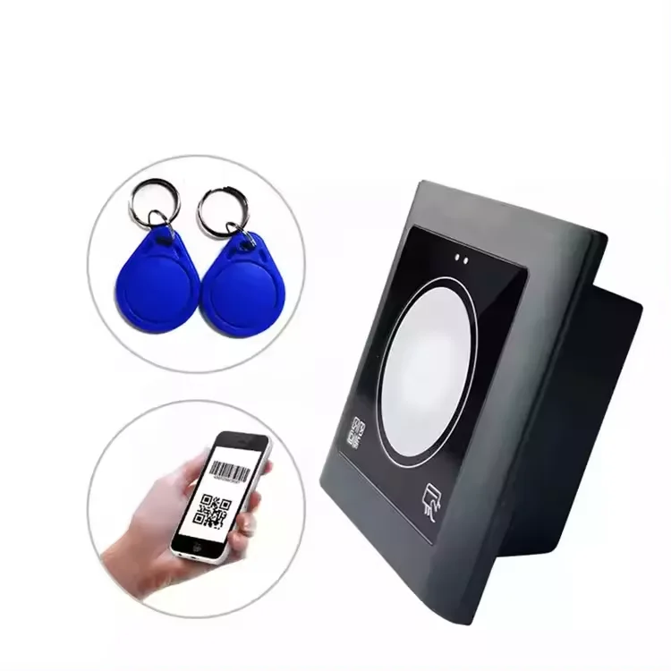 Rfid Reader Wiegand RS485 RS232 QR Code Reader Embedded Mounted ID Card Door QR Code Access Control Reader