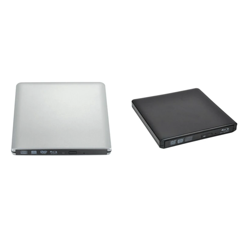 External Blu-Ray DVD Drive USB 3.0 Slim CD/DVD-ROM CD/DVD-RW Burner Player Burner For Windows 7/8/10/XP MAC OS