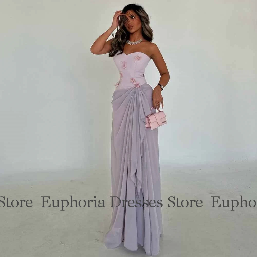 Formal Dresses for Special Occasions Jersey Sheath/Column Birthday Dress Contrast Color Sweetheart Beading Net Evening Dress image 4