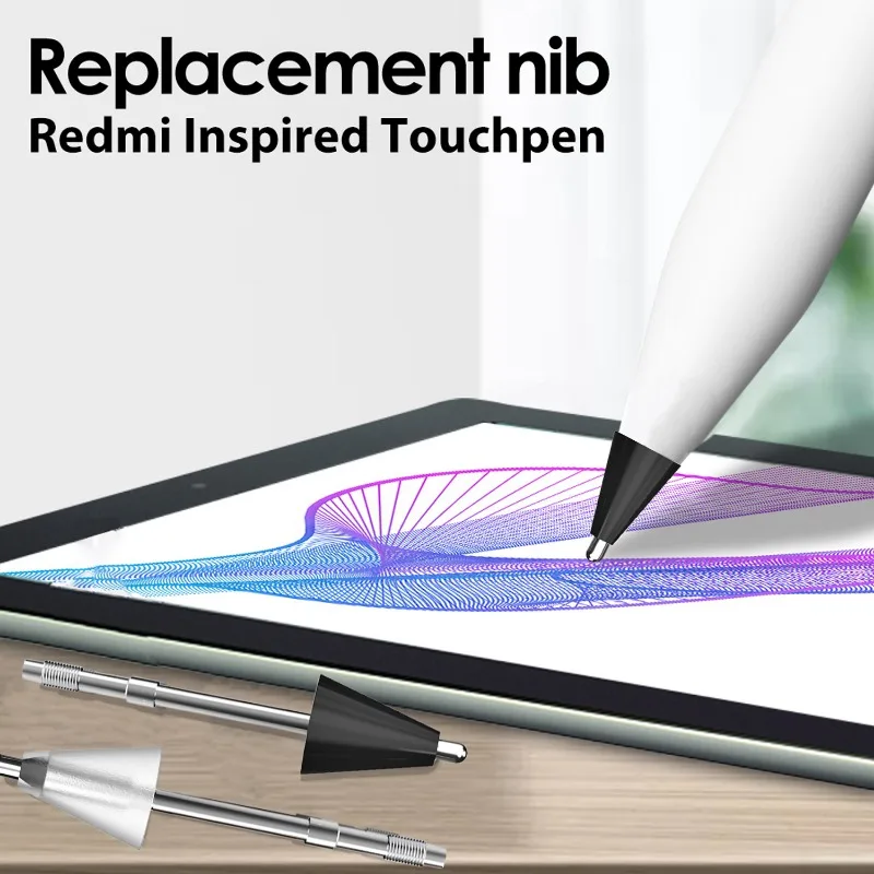 6-1PCS Replacement Stylus Nib for Redmi Inspiration Smart Pen Tips Metal High Sensitivity Writing Tablet Pencil Tips Accessories