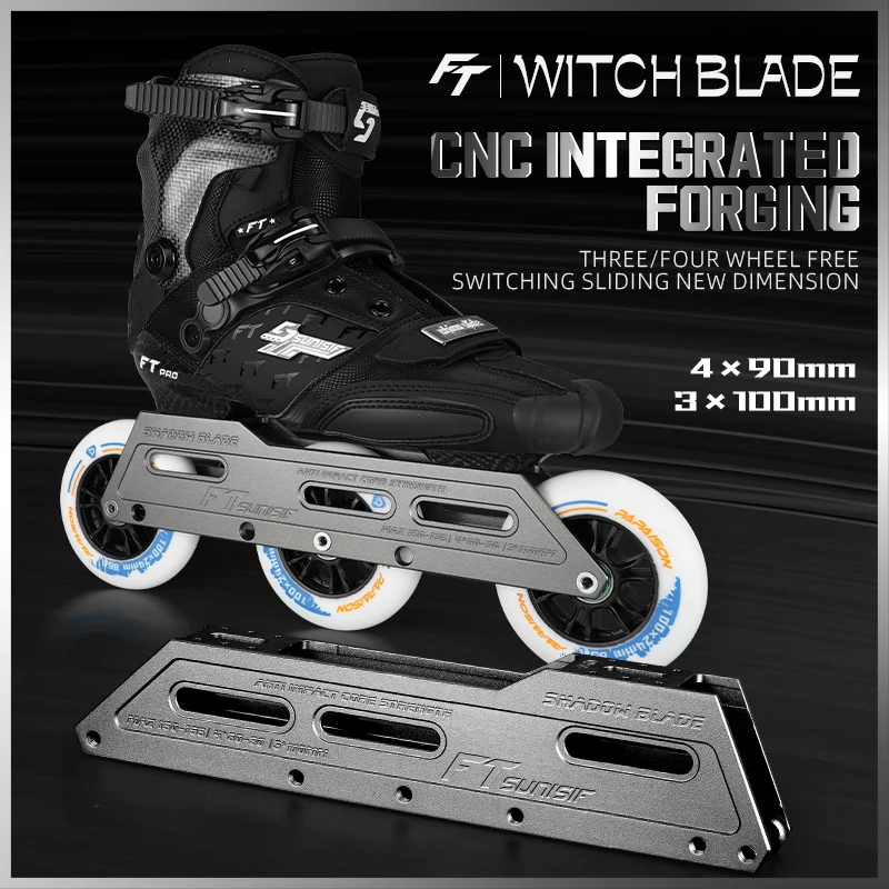 

100% Original FTsunisif Aggressive Trinity Inline Skates Frames For 4*90/3*100mm Wheels Next Skating Shoes Basin
