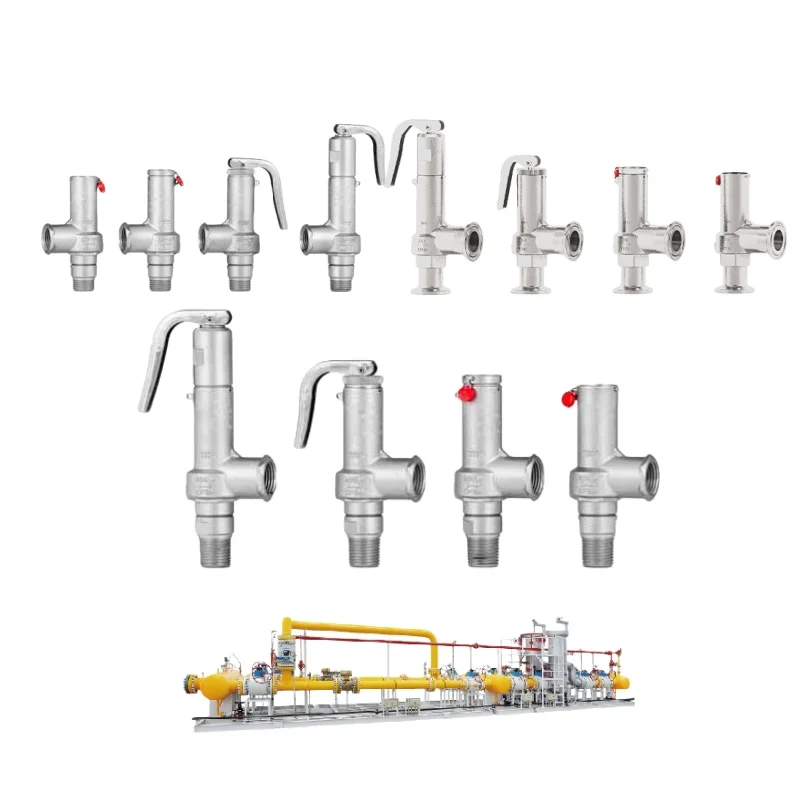 

Brand New VYC 995 985 964 Safety Valve Steam Air Gas Industrial Pressure Relief Valve for Boilers Process Lines