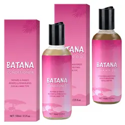 batana oil shampoo and conditioner 100ml deeply nourishes strengthens Repair damaged Hair Thickening hair anti Hair Loss Shampoo