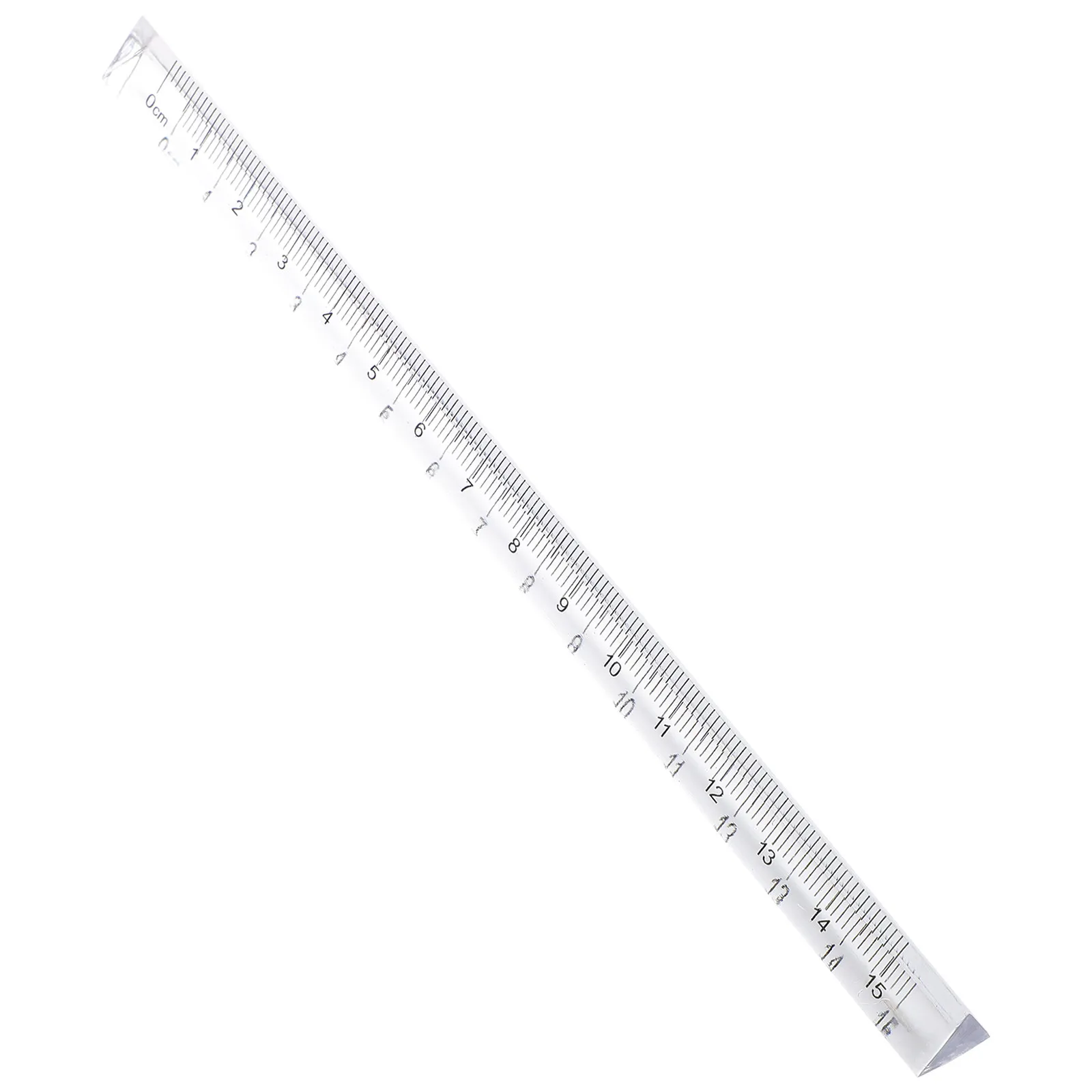 

8Pcs Transparent Triangular Ruler Precision Scale Ruler for Architecture Drafting Engineering Drawing Rulers for School Kids