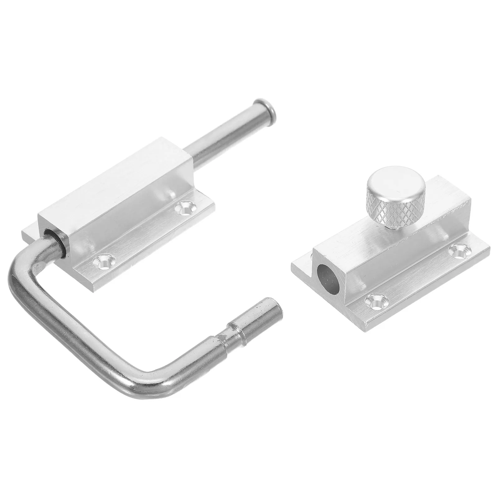 Stainless Steel Slide Bolt Latch Multi-Angle Security Door Lock Anti-Theft Deadbolt for Bedroom Bathroom Patio Barn Sliding