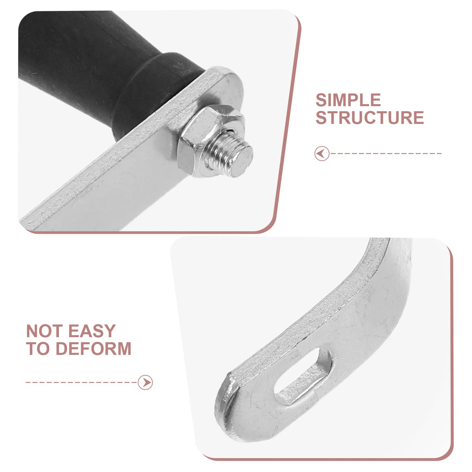 Marine Boat Trailer Winch Handle Zinc Coated Replacement Ergonomic Grip Comfortable Non Deformation Crank Handle for Trailer