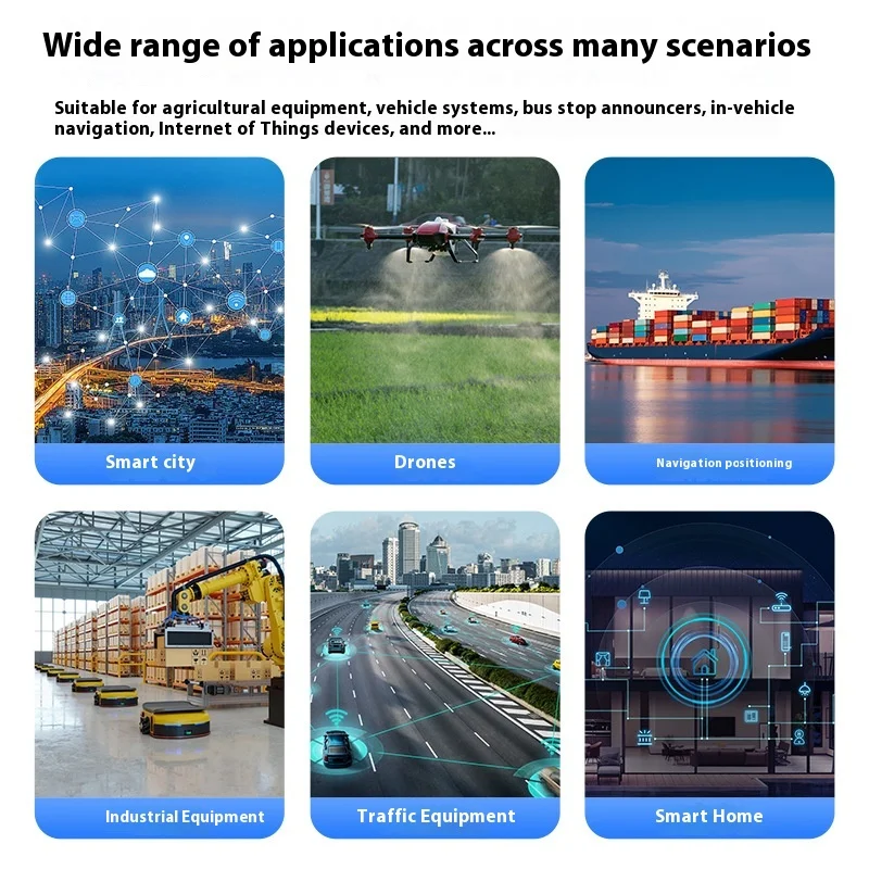 50 PCS High Precision Industrial Grade Car Antenna BD/GPS Dual Frequency 3dbi 50 Ohm Medium Stable Reception Severe Antenna