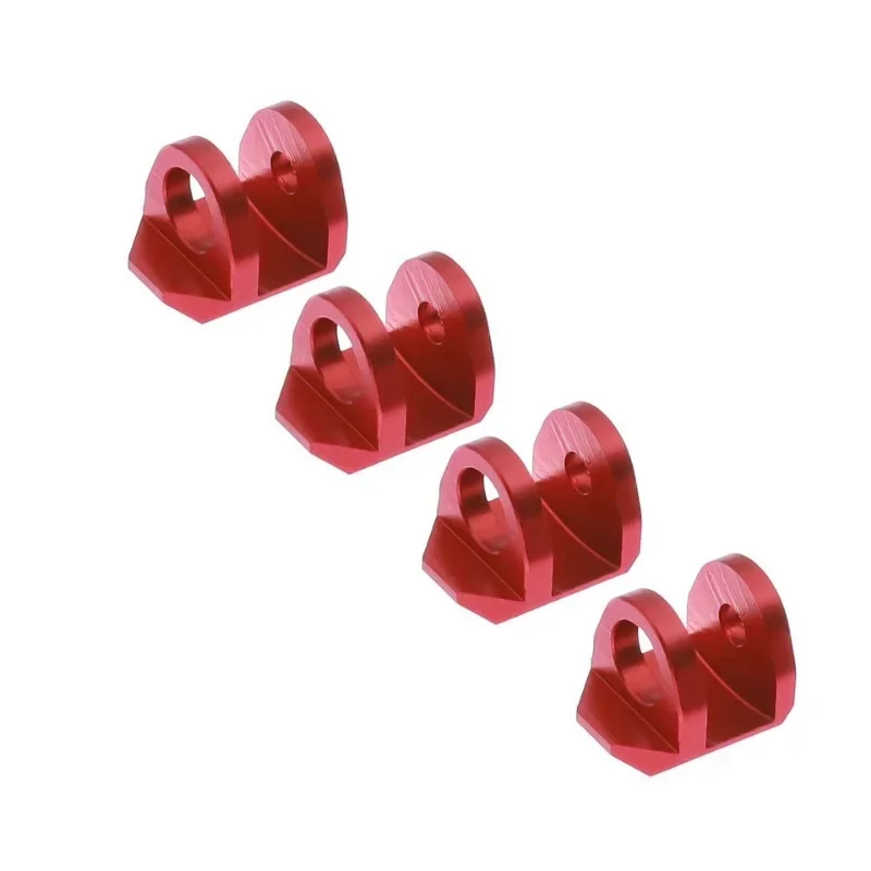 Protector de tapa de choque de aleación de aluminio, 4 Uds., para ARRMA 1/18 Granite Grom/1/14 Typhon Grom, protector de choque reforzado