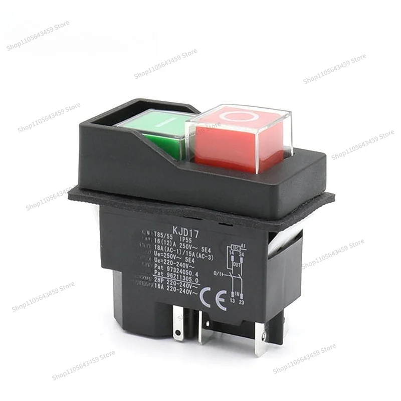 For KJD17 electromagnetic switch KJD17F/16 slicer switch KLD28A start stop button 120V